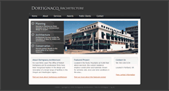 Desktop Screenshot of dortignacq-architecture.com